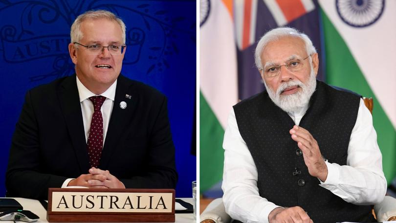 Scomo and Indian President.