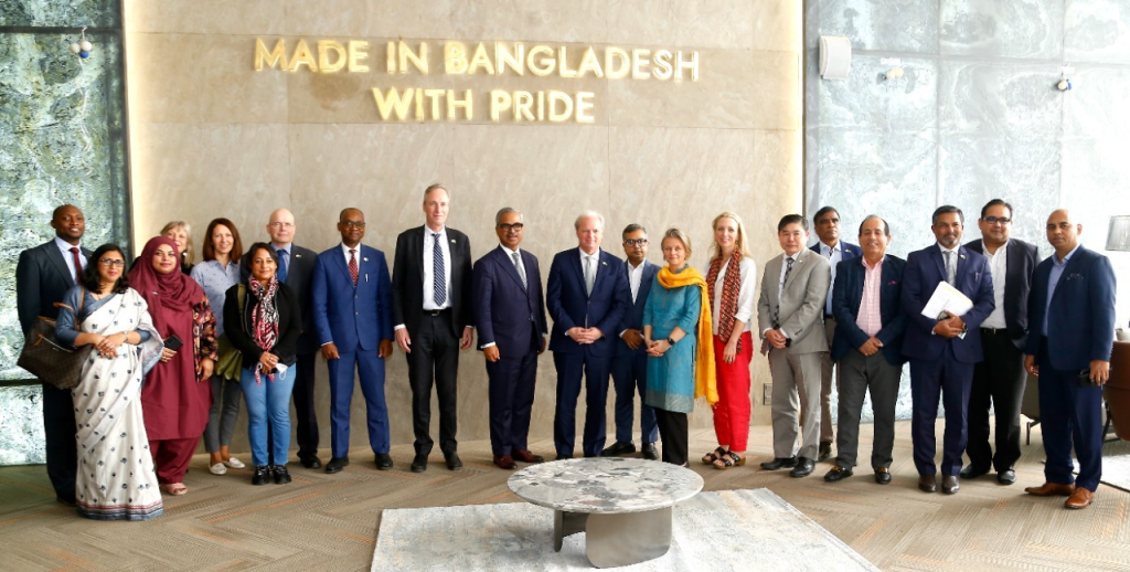 delegation of the World Bank led by Axel van Trotsenburg with BGMEA